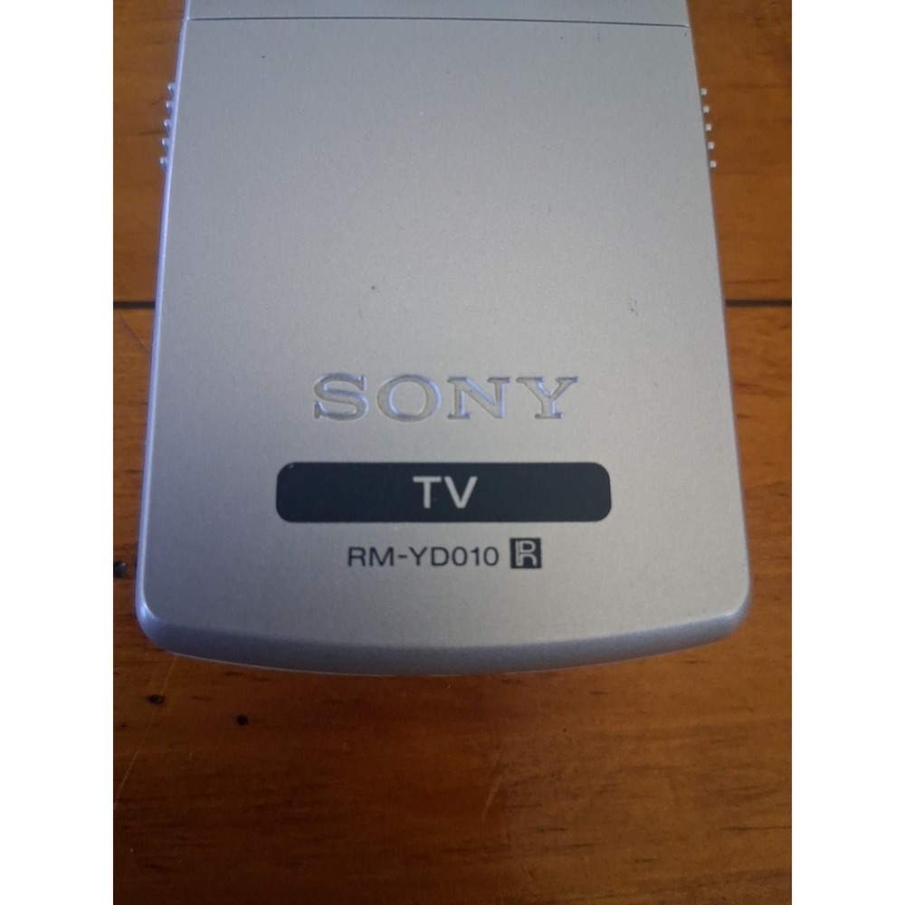 Sony RM-YD010 TV Remote Control Silver Original OEM - Tested, Works - Picture 2 of 3